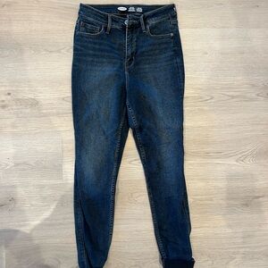 Old Navy Women's High Rise Jeans - Dark Blue